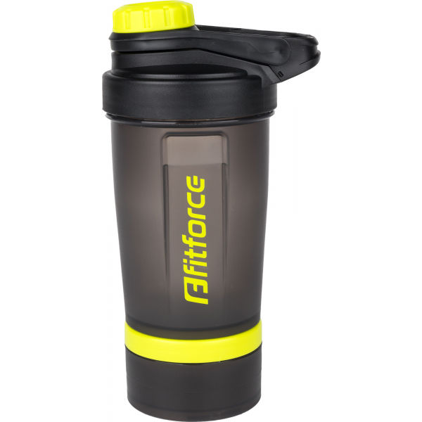 Fitforce SHAKER Plastová láhev s ocelovou kuličkou