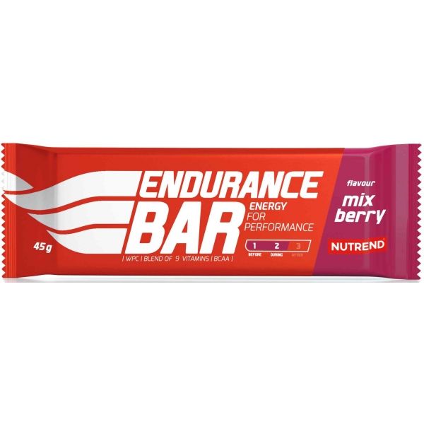 Nutrend ENDURANCE BAR MIX BERRY 45g Energetická tyčinka