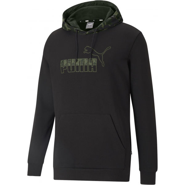 Puma CORE CAMO GRAPHIC HOODIE Pánská mikina