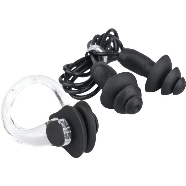 AQUOS EAR PLUG + NOSE CLIP SET Ucpávka uší a nosní svorka