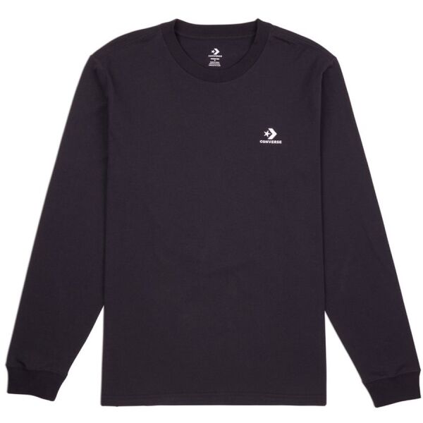 Converse STANDARD FIT LEFT CHEST STAR CHEV EMB LONG SLEEVE TEE Pánské tričko s dlouhým rukávem