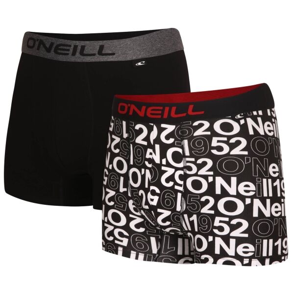 O'Neill BOXER ALL OVER & PLAIN 2-PACK Pánské boxerky