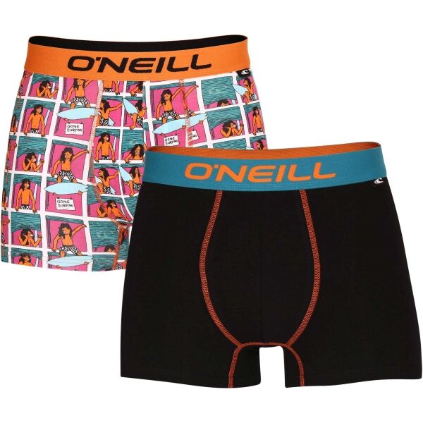 O'Neill BOXER COMIC&PLAIN 2-PACK Pánské boxerky