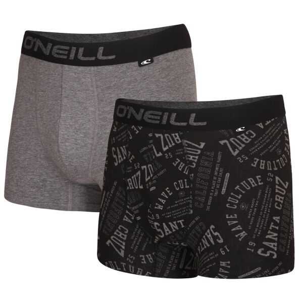 O'Neill BOXER ROUND LOGO&PLAIN 2-PACK Pánské boxerky