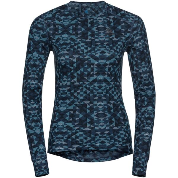 Odlo W BL TOP ACTIVEWARM ECO GRAPHIC Dámské funkční triko