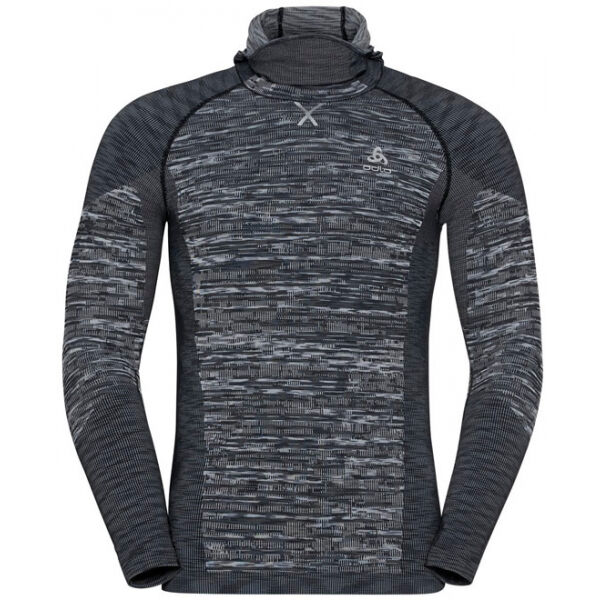 Odlo BL TOP WITH FACEMASK L/S BLACKCOMB ECO Pánské funkční tričko s integrovanou kuklou