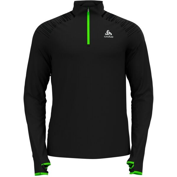 Odlo M MID LAYER 1/2 ZIP AXALP CERAMIWARM Pánská běžecká mikina