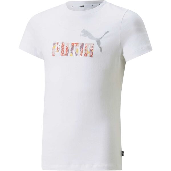 Puma ESS+BLOOM LOGO TEE G Dívčí triko