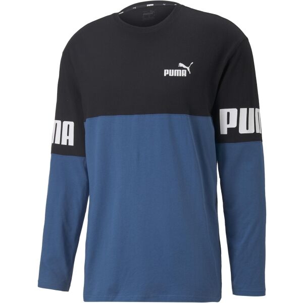 Puma POWER COLORBLOCK LONG SLEEVE TEE Pánské triko