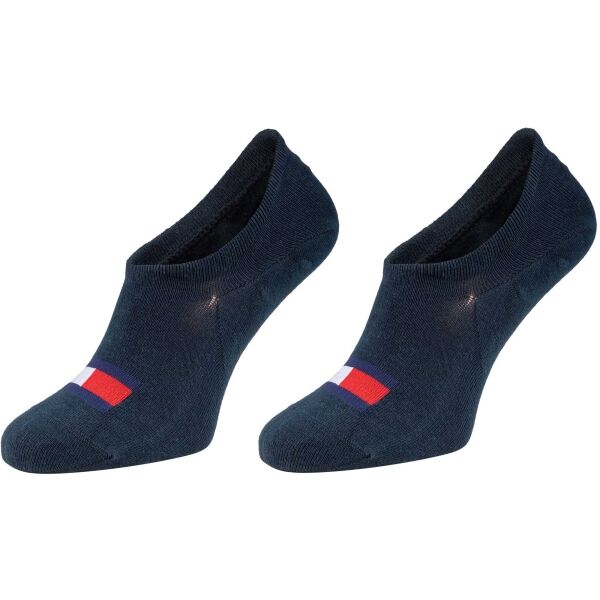 Tommy Hilfiger FOOTIE HIGH CUT 2P FLAG Unisexové ponožky