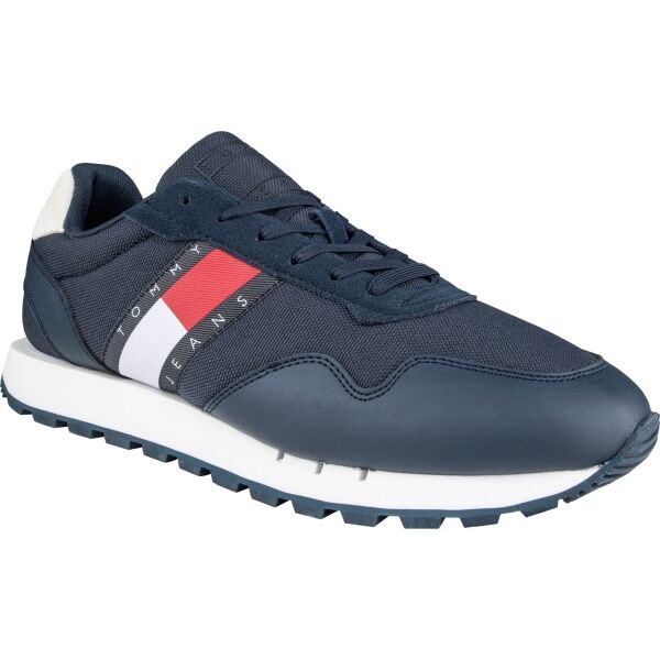 Tommy Hilfiger RETRO LEATHER TJM RUNNER Pánská volnočasová obuv