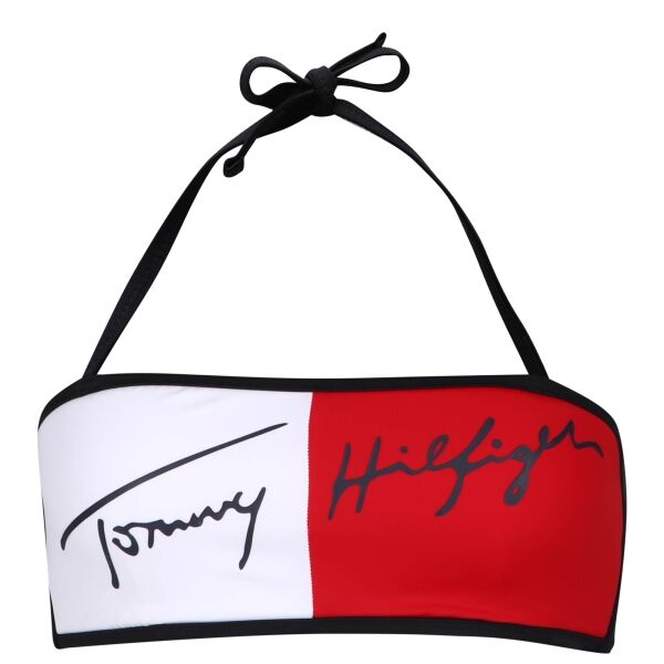 Tommy Hilfiger TRUE TOMMY 2.0-S-FIXED BANDEAU Dámský horní díl plavek