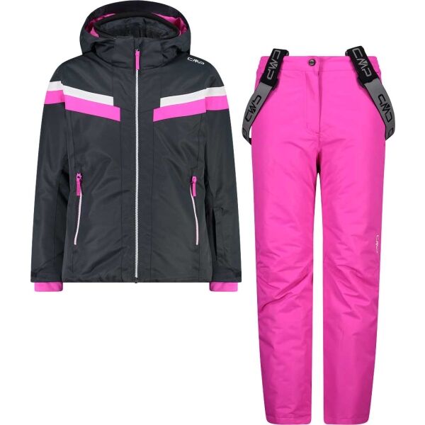 CMP KID G SET JACKET AND PANT Dívčí lyžařský komplet