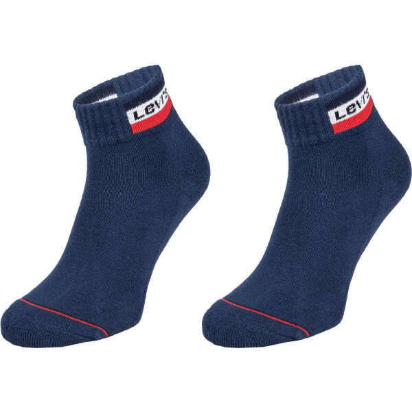 Levi's MID CUT SPRTWR LOGO 2P Ponožky