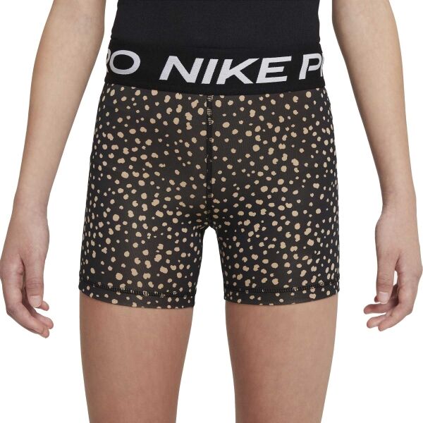 Nike NP DF 3IN SHORT ANML AOP Dívčí sportovní šortky