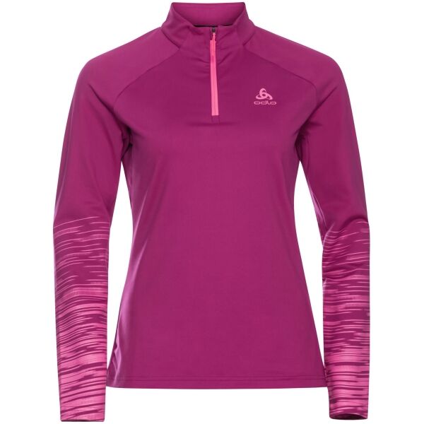 Odlo MID LAYER 1/2 ZIP SESVENNAGRAPHIC Dámská střední vrstva