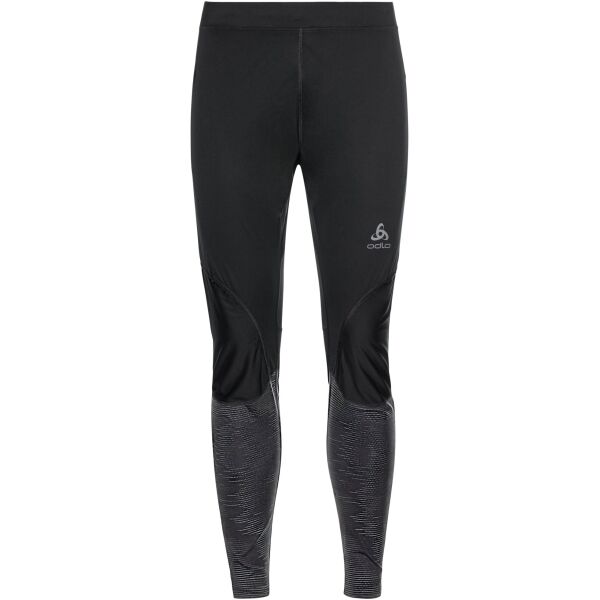 Odlo M ZEROWEIGHT WARM REFLECTIVE TIGHTS Pánské běžecké legíny