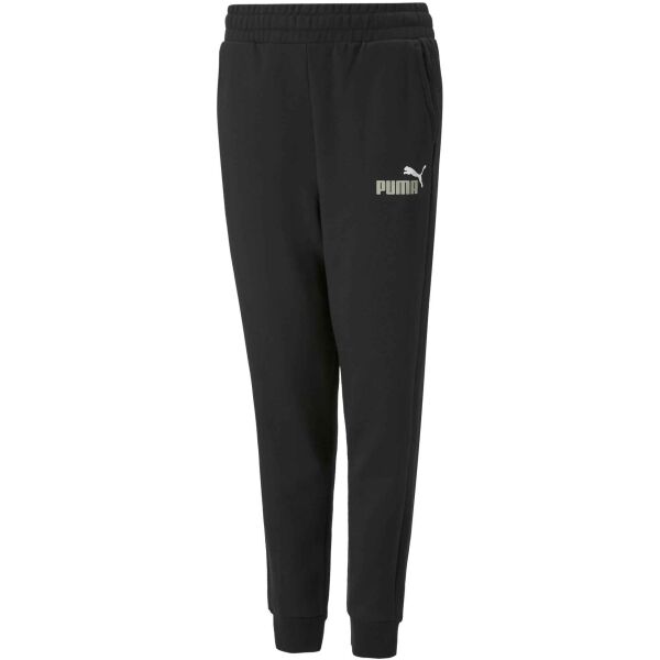 Puma ESS + 2 COL LOGO PANTS FL B Chlapecké tepláky