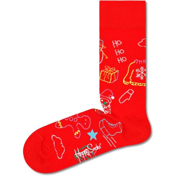 HAPPY SOCKS HO HO HO Klasické ponožky