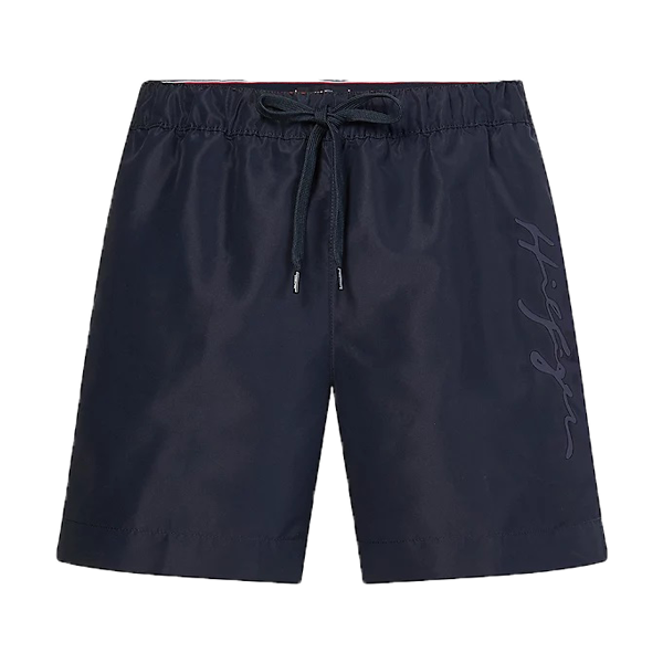 Tommy Hilfiger LOGO-S-MEDIUM DRAWSTRING Pánské plavecké šortky
