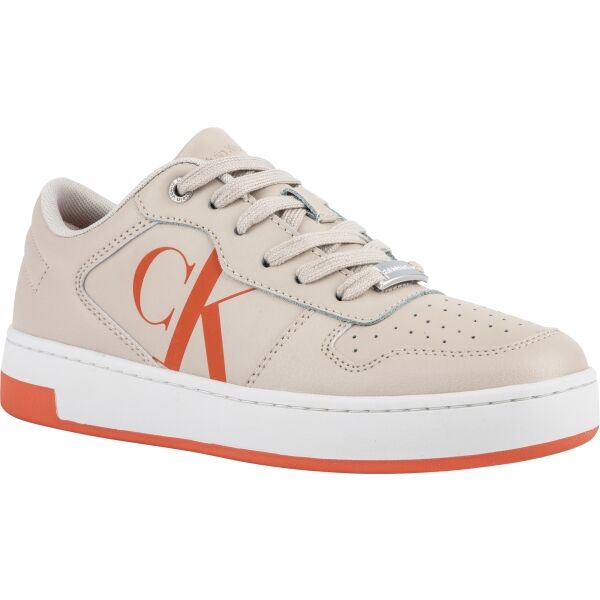 Calvin Klein BASKET CUPSOLE BOLD MONO LTH Dámské nízké tenisky