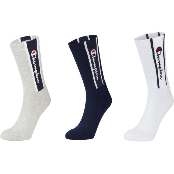 Champion 3PK CREW SOCKS Ponožky