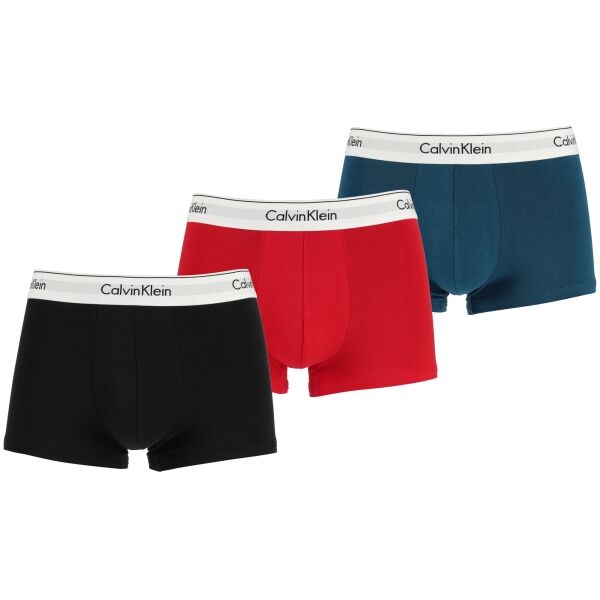 Calvin Klein MODERN CTN STRETCH-TRUNK 3PK Pánské boxerky