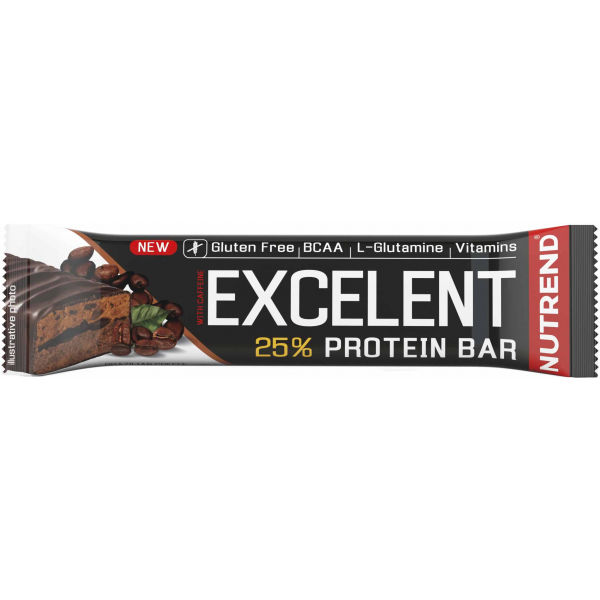 Nutrend EXCELENT PROTEIN BAR DOUBLE BRAZILSKÁ KÁVA 85g Proteinová tyčinka