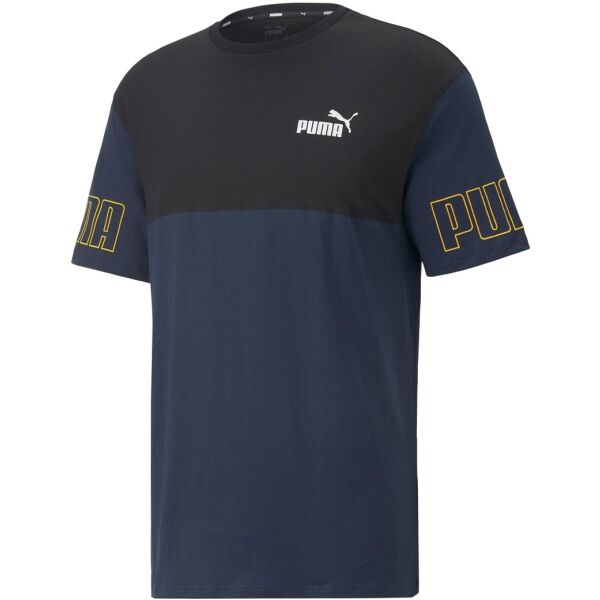 Puma PUMA POWER COLOR BLOCK TEE Pánské triko