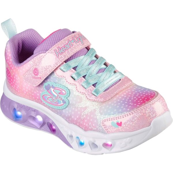 Skechers FLUTTER HEART LIGHTS - SIMPLY LOVE Dětská volnočasová obuv