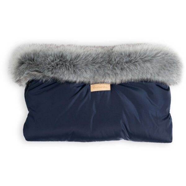 BEZTROSKA GLOVE WITH FUR Rukávník s kožešinou na kočárek