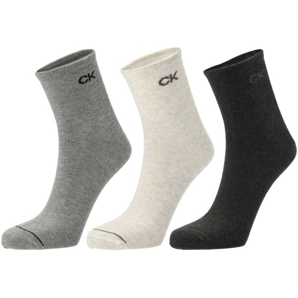 Calvin Klein SHORT SOCK 3P Pánské ponožky