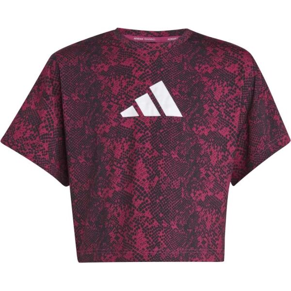 adidas TI AOP TEE Dívčí tréninkové tričko