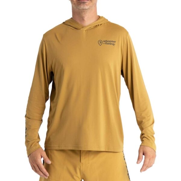 ADVENTER & FISHING UV HOODED Pánské funkční hooded UV tričko