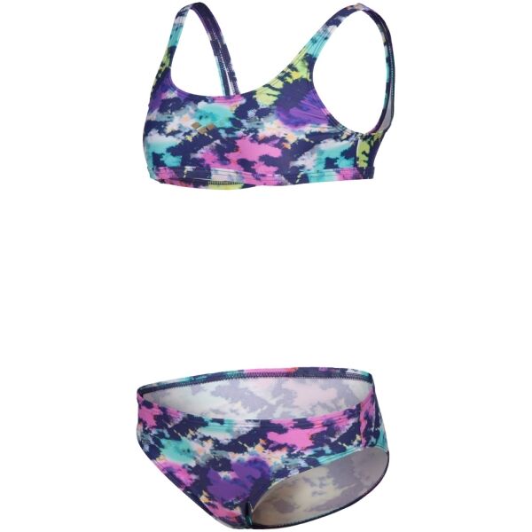 Arena TIE AND DYE BIKINI TOP Dívčí dvoudílné plavky