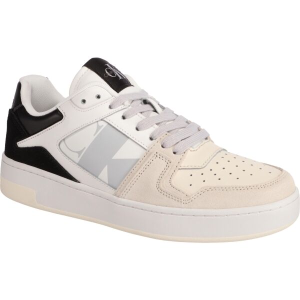 Calvin Klein BASKET CUPSOLE LACEUP MIX LTH WN Dámské tenisky