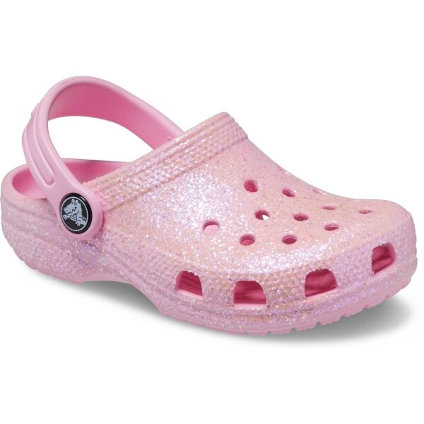 Crocs CLASSIC GLITTER CLOG T Dětské nazouváky