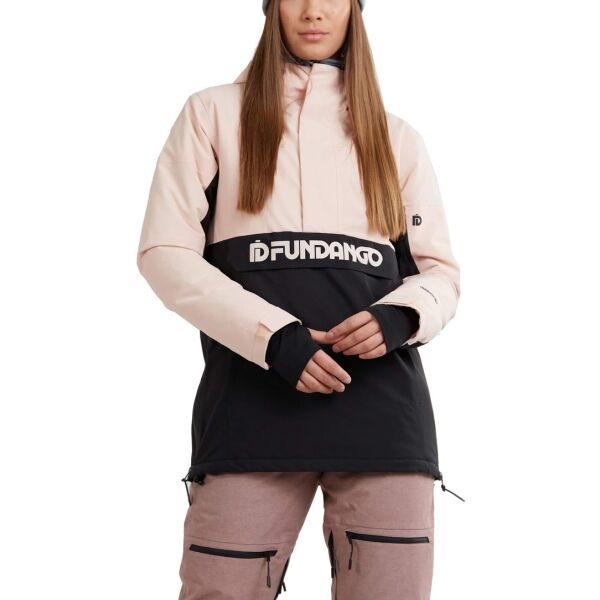 FUNDANGO BIRCH LOGO ANORAK Dámská lyžařská/snowboardová bunda
