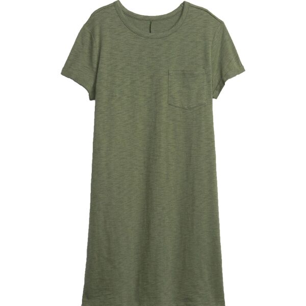 GAP V-SS SOLID RLXD PKT TEE DRESS Dámské šaty