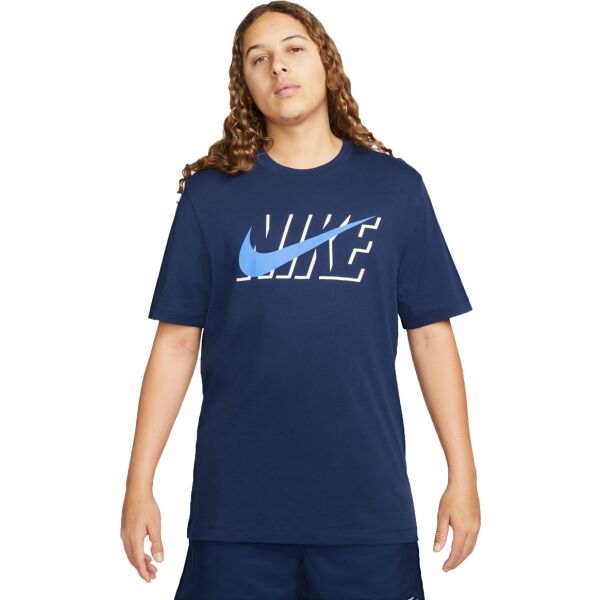 Nike NSW TEE SWOOSH BLOCK Pánské tričko