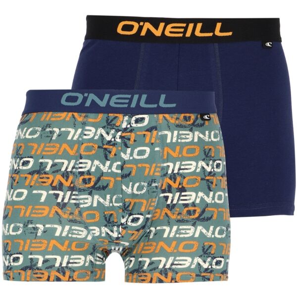 O'Neill BOXER ALL OVER & PLAIN 2-PACK Pánské boxerky