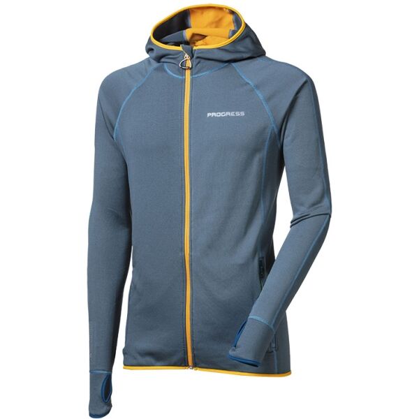 PROGRESS TOREZ HOODY Pánská celopropínací mikina