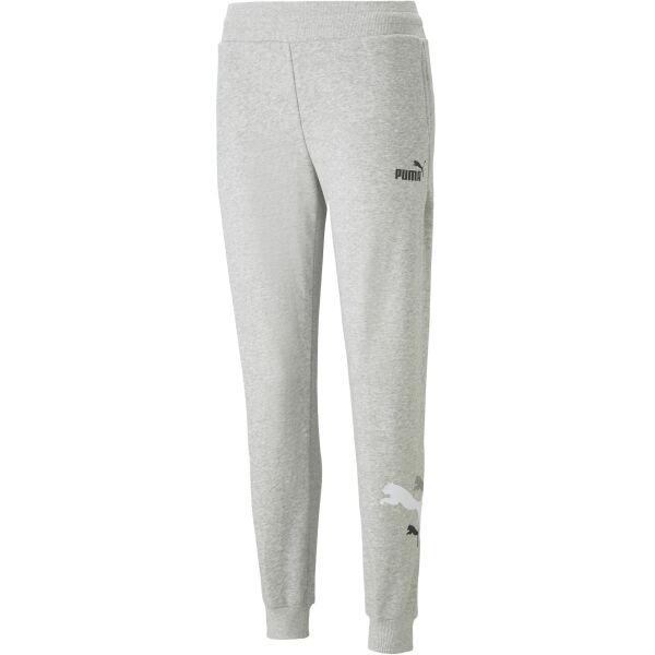 Puma ESS + 2 COL LOGO PANTS FL B Chlapecké tepláky