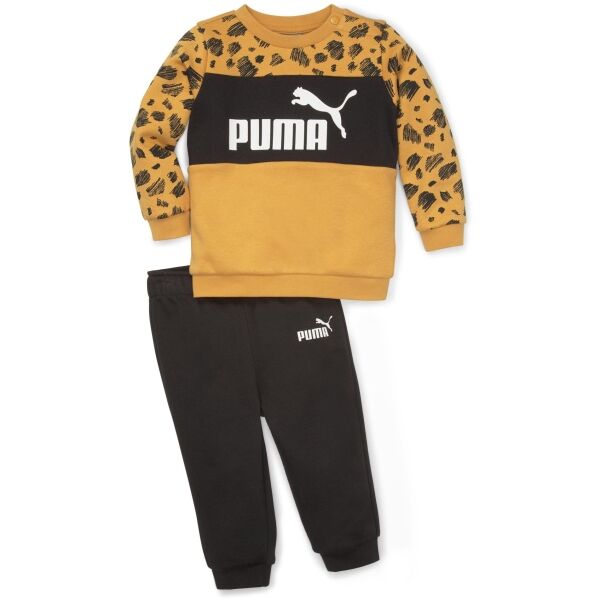 Puma ESS+ MATES INFANTS JOGGER FL DESERT Dětská tepláková souprava