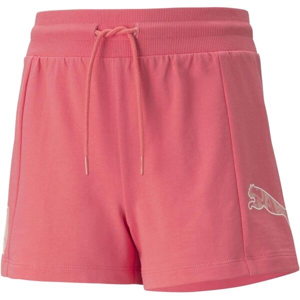 Puma POWER SUMMER HIGH-WAIST SHORTS TR G Dívčí kraťasy