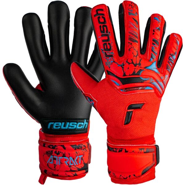 Reusch ATTRAKT GRIP EVOLUTION FINGER SUPPORT Fotbalové brankářské rukavice