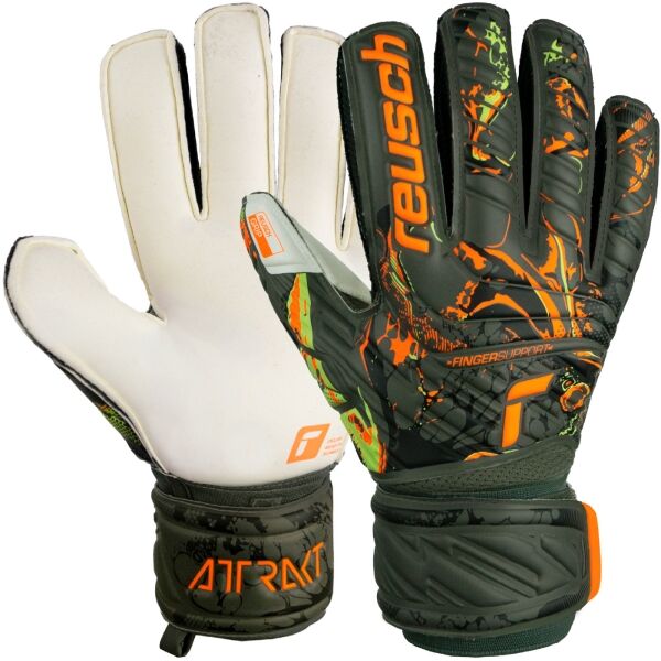 Reusch ATTRAKT GRIP FINGER SUPPORT Brankářské rukavice