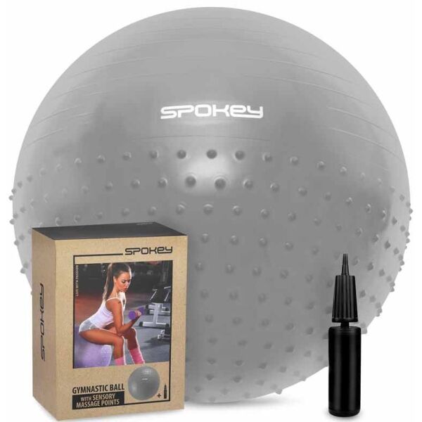 Spokey HALF FIT Gymnastický míč 2v1