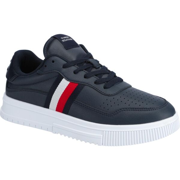 Tommy Hilfiger SUPERCUP LEATHER STRIPES Pánské tenisky