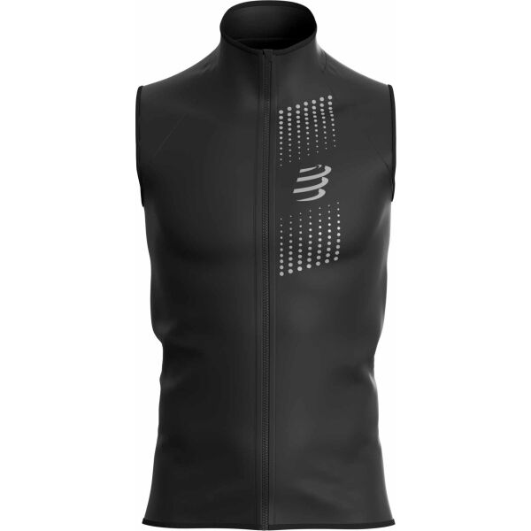 Compressport HURRICANE WINDPROOF VEST M Pánská větruodolná vesta